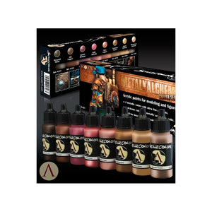 Scale75 Metal and Alchemy Metallic Copper Paint Set (8 bottles)