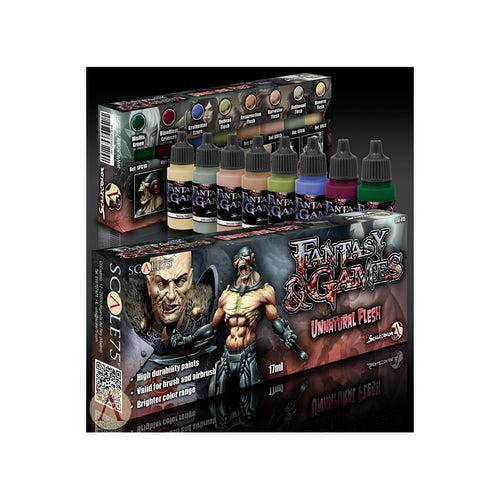 Scale75 (Fantasy and Games) Unnatural Flesh Paint Set (8 bottles)